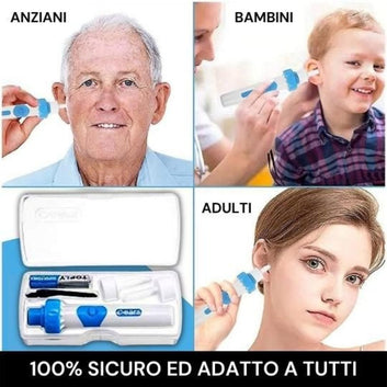 Aspira orecchie elettrico